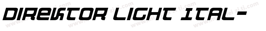 Direktor Light Ital字体转换